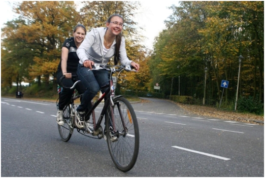 verkenning op de fiets